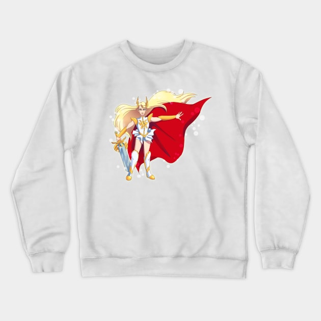 She Ra Crewneck Sweatshirt by WickedREDart